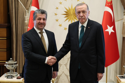 Cumhurbaşkanı Erdoğan, Barzani'yi kabul etti