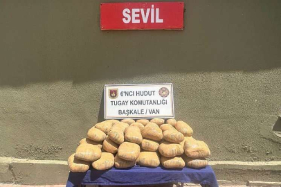 Van'da 130 kilogram toz esrar ele geçirildi