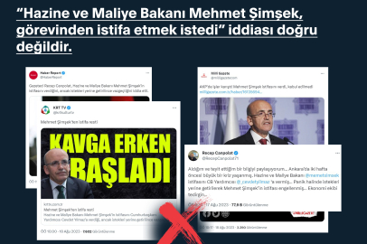 Şimşek istifa edecek dedikodusu piyasayı bozdu
