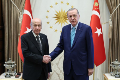 Cumhurbaşkanı Erdoğan, Bahçeli ile görüştü