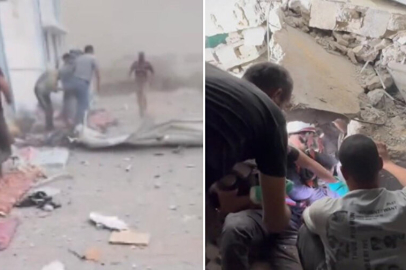 İsrail şimdi de okul vurdu!