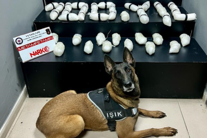 Işık 14 kilo 620 gram uyuşturucu ele geçirdi