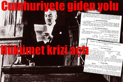 Cumhuriyet'e giden yolu 'hükümet krizi' açtı
