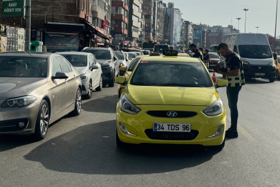 Kadıköy'de taksi denetimi: 12 şoföre ceza kesildi