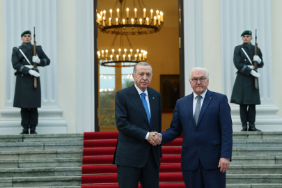 Erdoğan, Steinmeier ile bir araya geldi