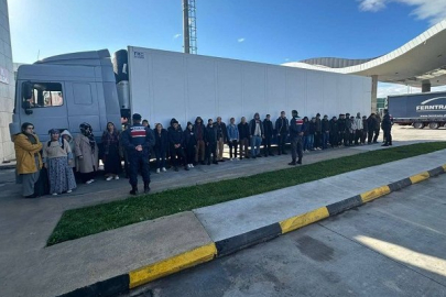 Edirne'de 36 kaçak göçmen yakalandı