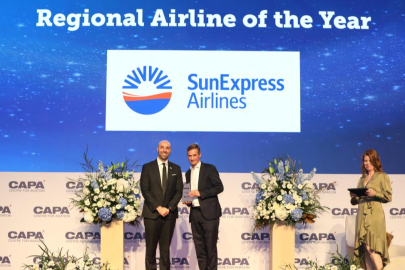 SunExpress’e ‘Yılın Bölgesel Hava Yolu’ ödülü