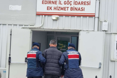 Kırmızı bültenle aranıyordu...  Meriç’te yakalandı