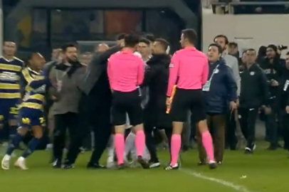 Ankaragücü Başkanı Faruk Koca, hakem Halil Umut Meler'i yumrukladı!
