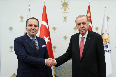Erdoğan, Erbakan’la görüştü