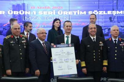 Yerli hava savunma füzeleri için seri üretim sözleşmesi imzalandı
