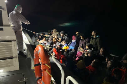Çanakkale’de 77 kaçak göçmen yakalandı