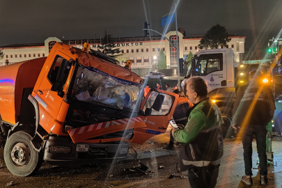 Cip temizlik aracı ile çarpıştı: 2 ölü 2 yaralı