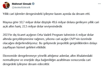 Cari dengedeki iyileşme devam ediyor