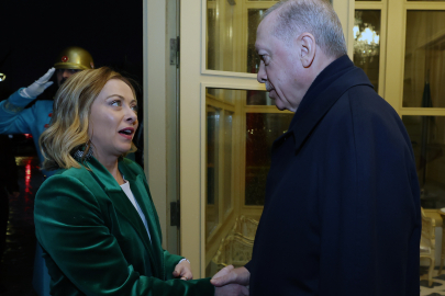 Erdoğan, İtalya Başbakanı Meloni'yi kabul etti