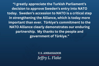 ABD Büyükelçisi Flake: Takdirle karşılıyorum