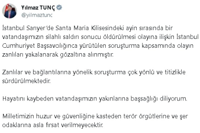 Soruşturma çok yönlü sürdürülüyor