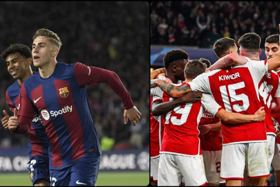 Şampiyonların finali Barcelona ve Arsenal!