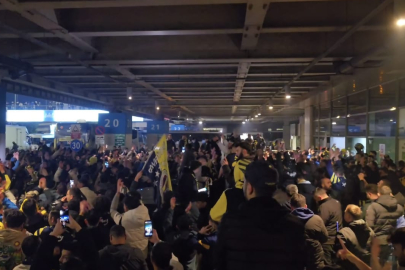 Fenerbahçe taraftarından muhteşem karşılaşma