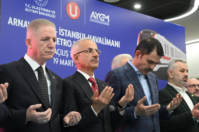 İstanbul Havalimanı Metro Hattı açıldı