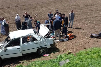 Otomobil şarampole yuvarlandı: 6’sı çocuk 9 yaralı