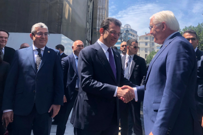 Steinmeier, İmamoğlu ile bir araya geldi