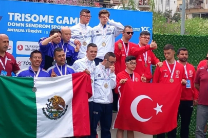 Down sendromlu sporcular Türkiye rekoru kırdı