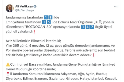 PKK'ya operasyon: 147 gözaltı