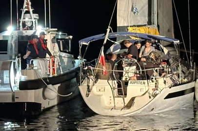 Datça açıklarında 49 kaçak göçmen kurtarıldı