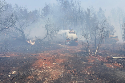 Antalya'da iki ayrı noktada orman yangını
