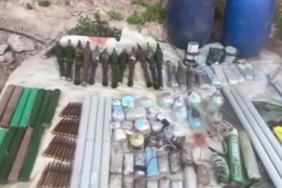 Pençe Kilit'teki sığınakta çok sayıda mühimmat ele geçirildi