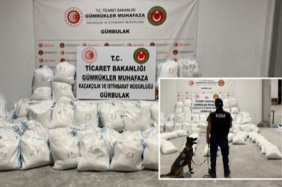 Sınırda  2,2 ton uyuşturucu!