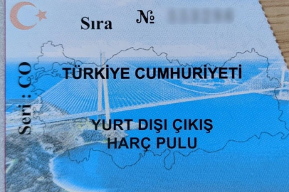 Yurt dışı çıkış harcında pul devri bitiyor!