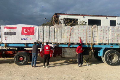 Türk Kızılay: Yardımlarımız hızla Gazze'ye giriyor