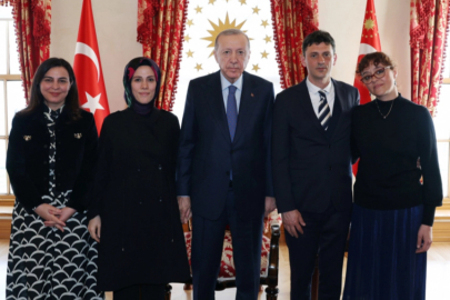 Erdoğan, Minguzzi ailesini kabul etti