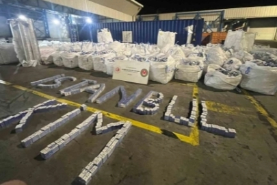 Ambarlı'da 94 milyon liralık kaçak sigara...