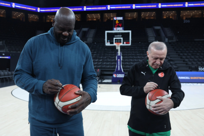 NBA efsanesi ile pota başında