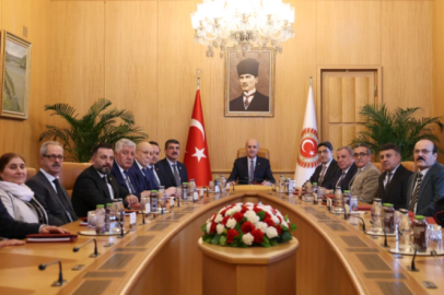 TBMM Başkanı Ezidi heyetini kabul etti