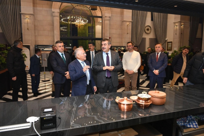 Bakan Tekin Mutfak Sanatları Merkezi'nde...