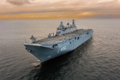 TCG Anadolu Letonya kıyılarında