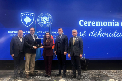 Hisarcıklıoğlu'na Kosova'dan Liyakat Madalyası