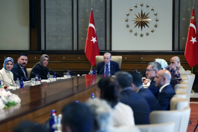 Erdoğan şehit yakınları ve gazileri ağırladı