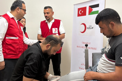 Kızılay Gazze’de Protez Destek Projesi Başlattı