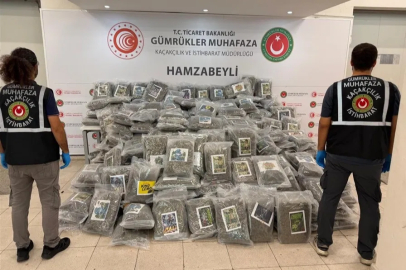 Hamzabeyli’de 288 kilo esrar ele geçirildi